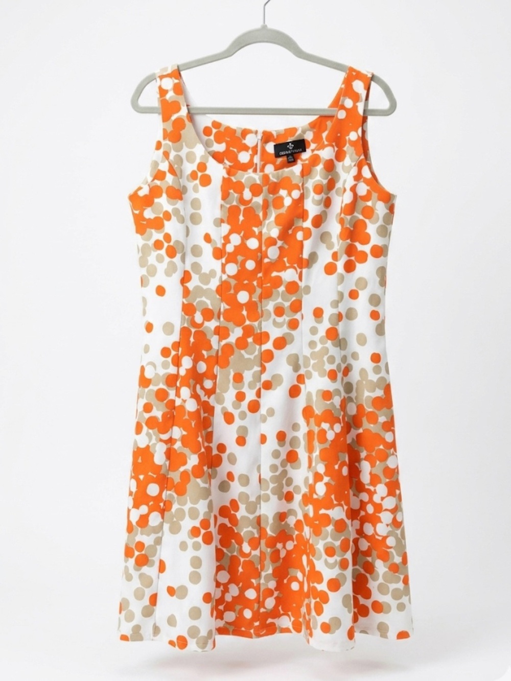 Ronni Nicole Retro 60s Mod Confetti Fit Flare Dress 14 Wrinkle Free Travel EUC